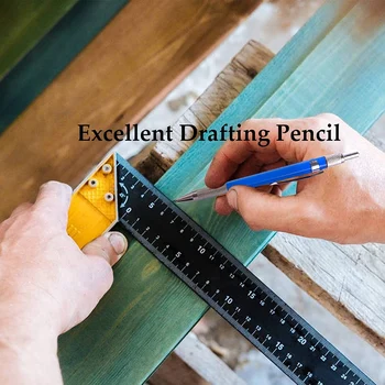 Набор от плотницких моливи 9шт 2 мм,Прът за химикалки и твърдосплавен Скребковый инструмент, с Механичен молив,използван за рисуване, писане на скица