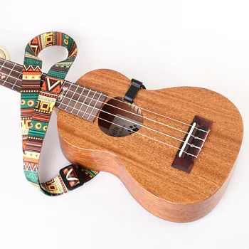 Найлонов ремък за ukulele Елегантен и удобен ремък за етническа китари подходящи за укулелей 21, 23 и 26 инча