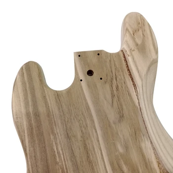 Недовършена Корпус на Китара DIY Wooden Празен Китара Бъчва за Аксесоари за бас-китара в стил JB