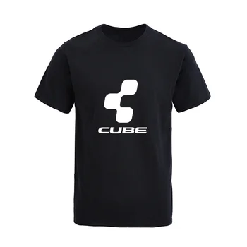 Нов Cube-Шарена Кърпа Колоездене Мъжка Тениска Планинско Колоездене Atb Мтб Тениска Тениска С Къс Ръкав Годишният Памук О-Образно Деколте, B210
