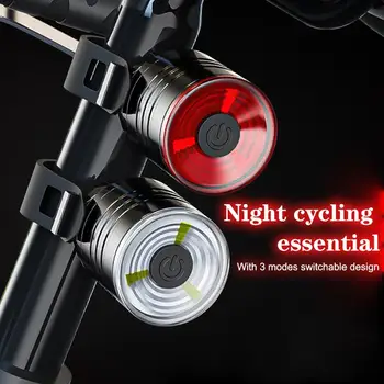 Нов Велосипед МТВ Light buttonbattery платена Фар за велосипед шлем Водоустойчив Фар за велосипед Отзад Задна светлина Лампа за Фенерче