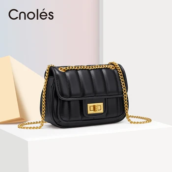 Нов Дизайн на Луксозни Чанти, Дамски Чанти Дизайнерски Чанти Чантата си Женствена чанта за жени Ръчна чанта на рамото Чанта Черна от веригата