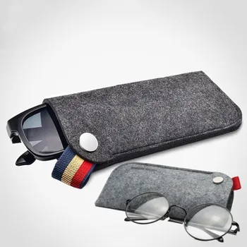 Нов Фетровый Калъф за слънчеви очила Цветна кутия за очила с бонбони Мека чанта за очила, Аксесоари за очила