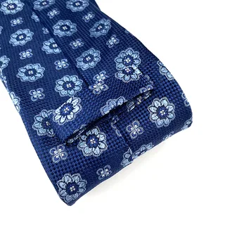 Нова Луксозна Официална риза шарени Геометрични точки Цветя Вратовръзки Сватбени Подаръци за мъже Естествена коприна вратовръзка за мъжете