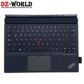 Нова Оригиналната база LAS Latin Spain Преносима Тънка Клавиатура с подсветка за таблет Lenovo Thinkpad X1 2-ра на 1-во Поколение 01AY104