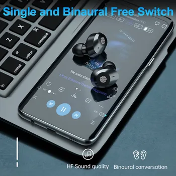 Нова Собствен модел TWS Bluetooth връзка със съвместими Слушалки Безжични Слушалки За Спортни Слушалки Мини Водоустойчив OEM ушите 5.1