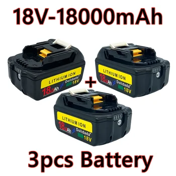 Новата 18-вольтовая акумулаторна батерия 18000 ма литиево-йонна батерия Makita bl1880 bl1860 bl1830