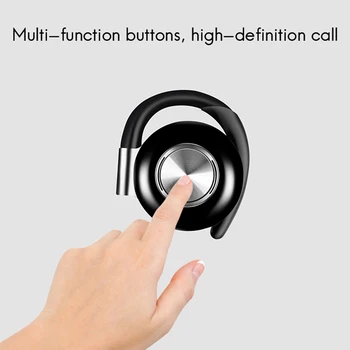 Новата Bluetooth слушалка TWS 5.0 Безжична Бинауральная Стерео Спортни Слушалки с Извънбордов Ухото V5