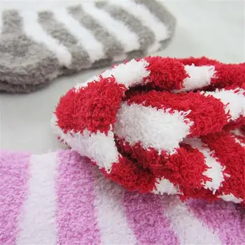 Нови дамски зимни чорапи Топли дебели Топли Меки Ежедневни чорапи Подови Домашни кадифени чорапи Цвят Кашмир ботуши Вълна U5P3