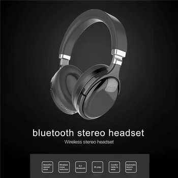 Нови Модни Bluetooth Слушалки 5.0, Лека носи етикет за услугата Слушалки със стерео звук с Шумопотискане за Пътуване в Домашния Офис