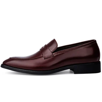 Нови постъпления Бизнес модельная обувки, Мъжки Ежедневни обувки от естествена кожа Ретро Джентълмен Официални официално Oxfords Мъжки обувки