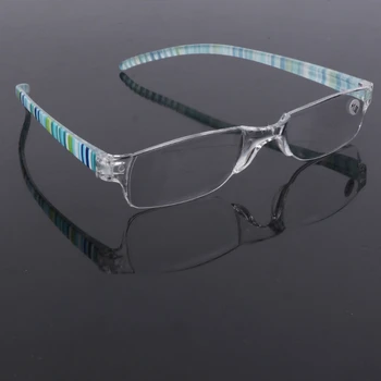 Нови Унисекс Шарени Очила За Четене с Прозрачни Лещи от смола Очила за старческо +1.0 до +4,0