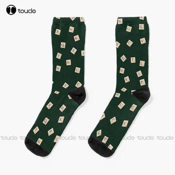 Нови чорапи за Скрэббла Сладки Чорапи Персонализирани Потребителски чорапи за възрастни Унисекс Популярните Празнични подаръци Чорапи за тийнейджъри