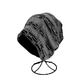 Нови шапки за жени, Унисекс Лятна вязаная шапчица с тънък отвор Мъжки богат на функции шапчица за хеджиране на Шапки за мъже Кърпичка