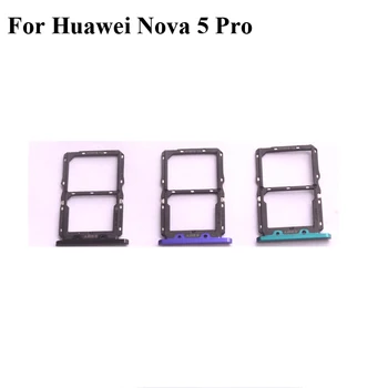 Ново изследване за Huawei Nova 5 pro Nova5 pro Тава за SIM-карти + Притежателя на Тавата за карти Micro SD Гнездо за Адаптер за Huawei Nova 5pro
