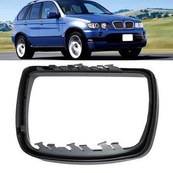 Ново Странично Крило на Колата Покритие на Огледалото за Обратно виждане Пръстен Bezel Капак Накладки За BMW E53 X5 3.0 d 3.0 i 4.4 i 1999-2006 Декоративни Аксесоари