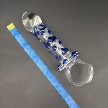 Огнеупорно стъкло кристал Анален вибратор анален накрайник продукти за жени, мъже дамски мъжки мастурбация фалшиви пениса, Секс-играчки за възрастни