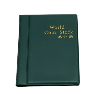 Органайзер за събиране на пари 120 Джобове Колекция от Монети Пейзажно книга За Колекционери на Притежателя на Монетите Албуми Чанта За съхранение на монети