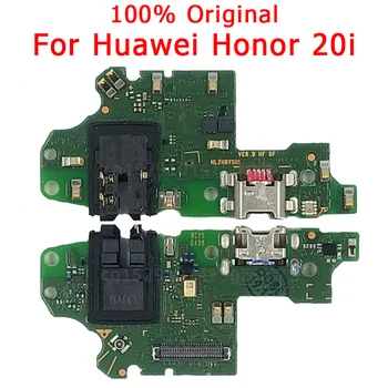 Оригинален кабел за зареждане Порт За Huawei Honor 20i 20 i USB Таксата за Зареждане на Печатна платка Док Конектор Гъвкав Микрофон Подмяна на Резервни Части