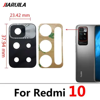Оригинален Нов Стъклен Обектив На Задната Камера За Обратно Виждане За Xiaomi Redmi 10 Резервни Части