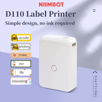 Оригинален Принтер За Етикети Niimbot D110 Мини Безжична Термален Принтер Бърз Принтер За Етикети Офис Цена Производител На Принтери Этикеточная Хартия