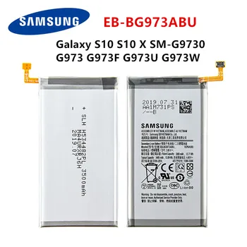 Оригинална Батерия SAMSUNG EB-BG973ABU 3400 mah За мобилен телефон Samsung Galaxy S10 S10 X SM-G9730 SM-G973 G973F G973U G973W