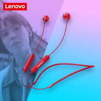 Оригинални Lenovo SH1 на Шийката на Каишка За Слушалки Bluethooth Безжични Слушалки Спортни Слушалки за джогинг микрофон с Шумопотискане
