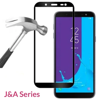 Оригинално Защитно Стъкло За Samsung Galaxy J6 Plus 2018 Пълно Покритие За Samsung A50 A7 A8 J6 2018 A40 J6Plus A 50 Закалено Стъкло