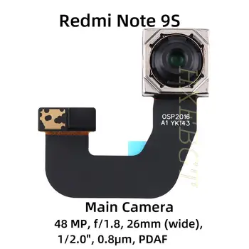 Оригиналът е За Xiaomi Redmi Note 9s 9 Pro 48MP/64MP Задната част на Задната Камера Гъвкав Кабел Основния Модул Камера За Камерата на Flex Резервни Части