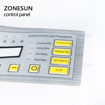 Панел на дисплея ZONESUN за машина за бутилиране на течности GFK-160