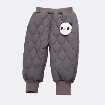 Панталони за малки момчета и момичета Топли дебели зимни детски панталони с високо качество За малки момчета и момичета на Пухени панталони Ежедневните детски спортни панталони