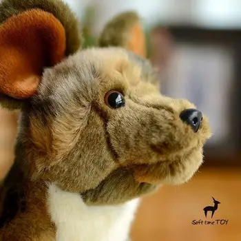 Плюшени Африкански Диви Кучета Кукла Играчка Истинско Гонче Сладко Куче Меки Играчки Детски Играчки Подарък