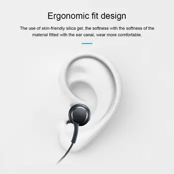 Подходящ За Samsung Galaxy S7 S8 S6 3,5 мм Кабелни Слушалки Супер Бас Стерео Слушалки в ушите И Слушалки С Регулатор на силата на Звука на Микрофона