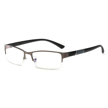 Половината Метална Дограма За Очила За Късогледство Модни Недалновидни Очила Унисекс Очила С Диоптър 0 -1.0 -1.5 -2.0 -2.5 -3.0 -3.5 -4.0 -5.0 6.0