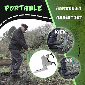 Помощ за Изкореняването на краката Средство за премахване на Корените на Плевелите Портативен Помощник за градинарство Гребец на плевели Външни Инструменти За Градински совалка