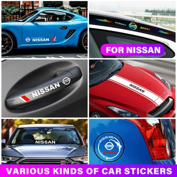 Популярни Етикети на Автомобилните Икони Водоустойчив Корпус Вратата на предния Капак на Резервоар за Светлоотразителни Апликация Автостайлинг За Nissan Qashqai J11 J10