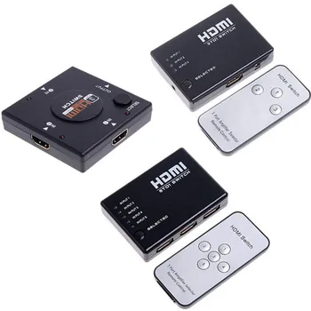 Порт HDMI 1080P 3 Входа 1 Изход 4K Адаптер HDMI Сплитер 3/5 Порт HDMI Превключвател Превключвател за XBOX 360, PS3 PS4 Android HDTV