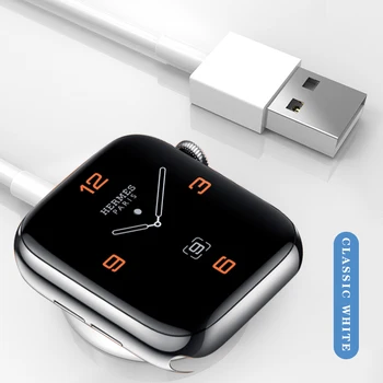 Преносимо Безжично Зарядно устройство за iWatch 6 SE 5 4 Магнитна зарядно устройство ще захранване на Зарядно устройство, USB Кабел, Зарядно за Apple Watch Серия 5 4 3 2 1