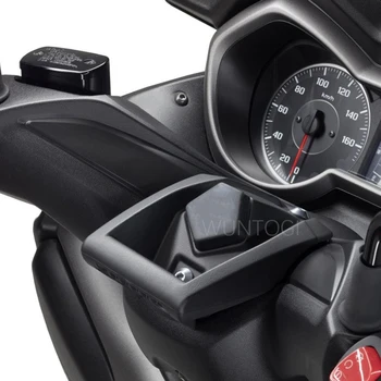 Притежател на мобилен телефон на мотоциклет на Yamaha X MAX 125 300 400 N-MAX 155 2021 Навигация Скоба Черен ABS Пластмаса GPS Поддръжка