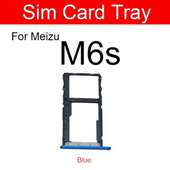 Притежателят на Тавата за SIM карта за Meizu Meilan Blue Charm S6 M6s Слот За четене на Сим-Карти Конектор Адаптери Подмяна на Резервни Части