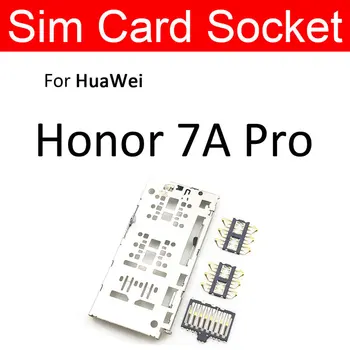 Притежателят на Тавата за карти с памет и СИМ-карти, за Huawei Honor 7A Pro 7APro BG Слот за четене на Сим-карти, Жак Адаптер за Подмяна на Резервни Части