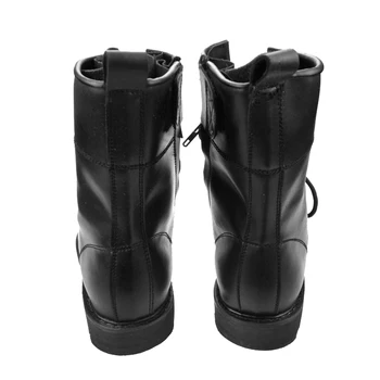 Пролетно Нова мода Мъжки Военни обувки за мъже Стоманени Армейските обувки с кръгло бомбе Тактически армейските обувки дантела в Черен цвят