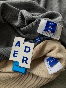 Пуловер с бродерия ADER ERROR За мъже и жени е 1:1 най-Доброто качество на Модерни Ежедневни унисекс Качулки Adererror