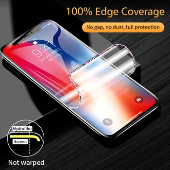 Пълно Покритие на Мека Гидрогелевая Фолио За iPhone 11 Pro Max 8 7 6 6s Плюс Защитно фолио за екрана на iPhone SE 2020 XR XS X MAX Филм Не Стъкло