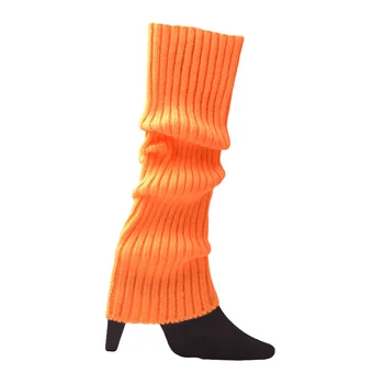 Пънк Обикновена черни стръмни възли дълги чорапи Harajuku Шарени вязаный женски Открит Гамаши до коленете ластични гети Готически Хип-хоп Рок чорап