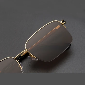 Реколта Стъклени Слънчеви очила Мъжки Слънчеви очила от естествен кристал и камък Женски Полукадровые Слънчеви очила с UV400 защита от драскотини