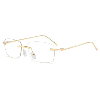 Ретро Слънчеви Очила Мъжки Модни Дамски Слънчеви Очила без рамки на Едро Дизайнерски Очила в рамки Подарък Gafas De Sol