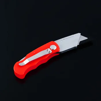 Сгъваем Нож за Рязане + 3 Остриета Дървообработващи Открит Къмпинг Джобни Ножове За Рязане на Хартия Разопаковане на Тапети Художествени аксесоари