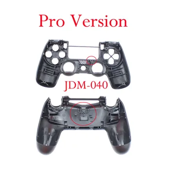 Син червен бял прозрачен Пластмасов Корпус Калъф-обвивка за Sony PS4 Pro е Тънък Безжичен Контролер JDM-040 Предната и Задната капачка