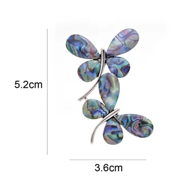 Синди XIANG Нова обвивка Двойни брошки-пеперуди за жени Модни брошка със игла за насекоми Аксесоари през пролетта на стил, Високо качество 2019